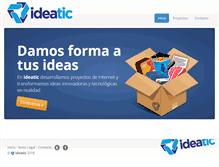 Tablet Screenshot of ideatic.net